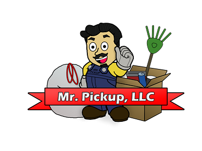 Logo // Created for "Mr. Pickup, LLC" // Graphic Art art branding creation design designer experience graphic illustration logo ui ux