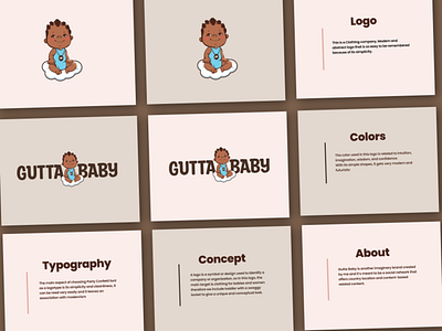 Guttababy Logo Concept branding creative designs design graphic design illustration logo logo design typography vector