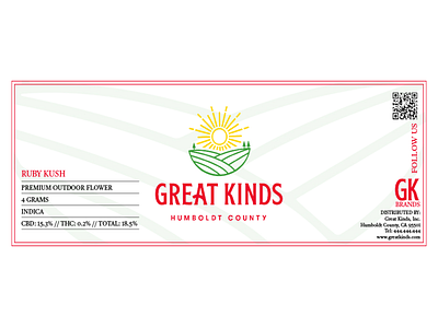 Great Kinds - Product Label branding design graphic design logo packaging