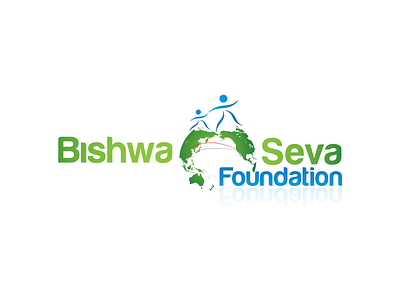 Bishwa Seva Foundation - Logo Design branding charity design donation graphic design illustration logo vector