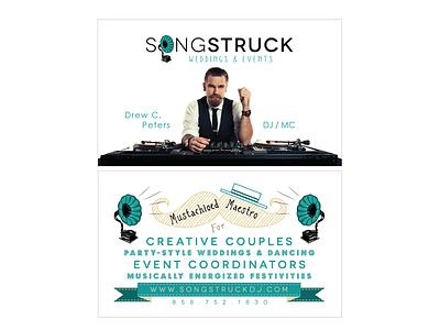 Songstruck - Logo / Brand / Business card branding design graphic design illustration logo typography vector