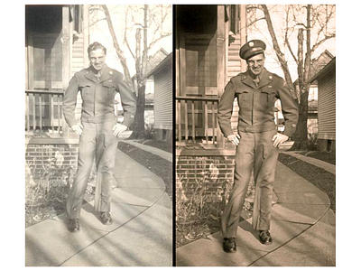 Photo Retouch / Restore photo restoration photo retouching retouching wwii