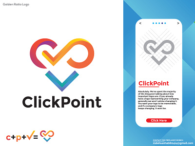 ClickPoint branding business cleanlogo creative datinglogo design golden ratio logo banding logo design logodesign logodesigner logoinspirations logominimal logos logotype minimalist logo socialmedia logo uniquelogo vector websitelogo