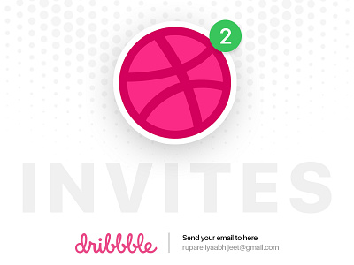 Dribbble Invitation dribbble dribbble invites invitations invite logo symbol