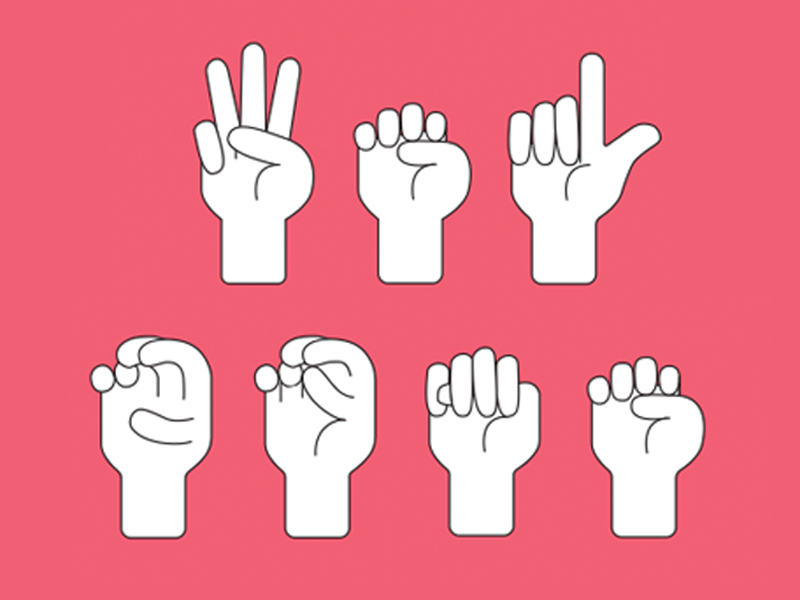 Welcome Sign Language by Sejin Ahn on Dribbble