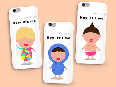 Who are you? illust mock up phone phone case series stickers vector who are you