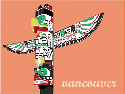 Vancouver Totem Pole by Sejin Ahn on Dribbble