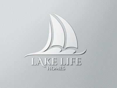 LakeLife Homes Logo apartment logo branding design hotel identity logo logo design logotype