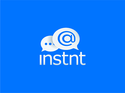Email Messenger Logotype branding chat email flat logo logotype design messenger minimal