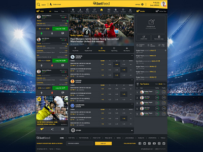 Social Betting Platform betfeed betting design football product design soccer social platform social sports platform sports platform ui uiux ux