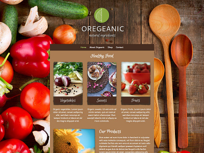 Organic Food Website