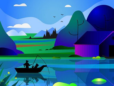Fishing Illustration