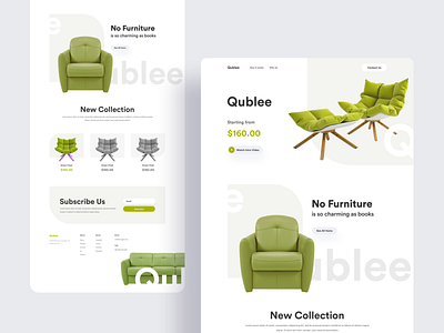 Furniture Website Layout Design graphic design layout design mockup layout design ui uiux layout website design website layout