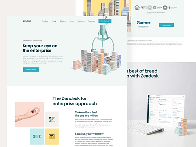 Zendesk Enterprise - Landing page