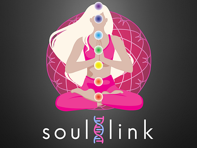 Soul Link Yoga branding design logo web design