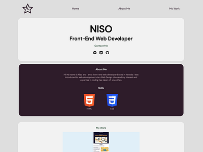 Personal Portfolio css design html javascript web design web development