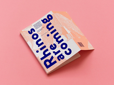 Rhinos are coming, 2014 book design editorial graphic design minimal typography