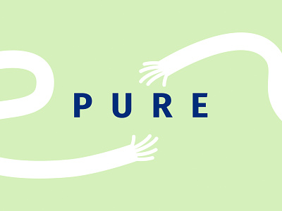 "Pure" sanitizer logo branding emblem identity logo moscow packaging sanitizer лого логотип москва