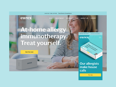 "Curex" medtech website