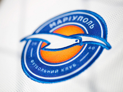 FC "Mariupol" emblem emblem football gull mariupol soccer sun ukraine