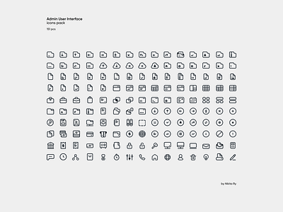 User Interface icon pack (151pcs) black graphic design icons icons pack outline small svg ui vector web website