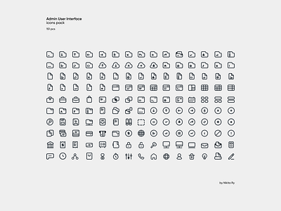 User Interface icon pack (151pcs)
