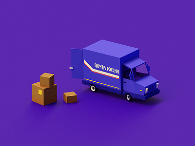 Lowpoly post#1 3d blender lowpoly mail post