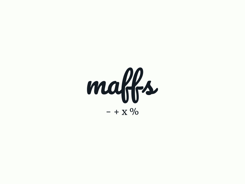 Maffs 2d after effects animation clean concept creative design dribble flat gif maths motion graphics