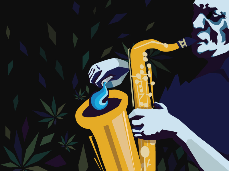Jazz designed by Baktiyar Duisheev. 