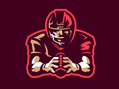 Football Player Mascot Logo for only $120