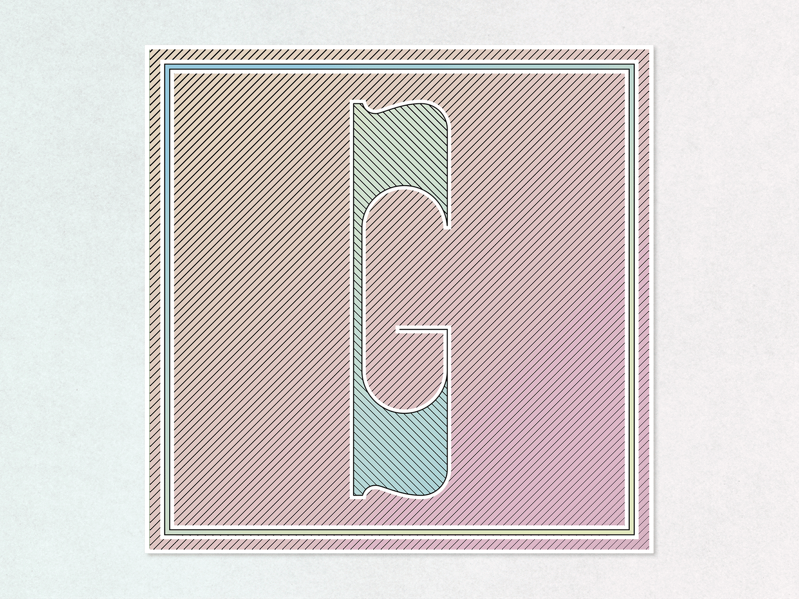 36 days of type 2020 anim G 36 days of type 36daysoftype adobe illustrator animated gif customtype design graphic design lettering type daily typography vector