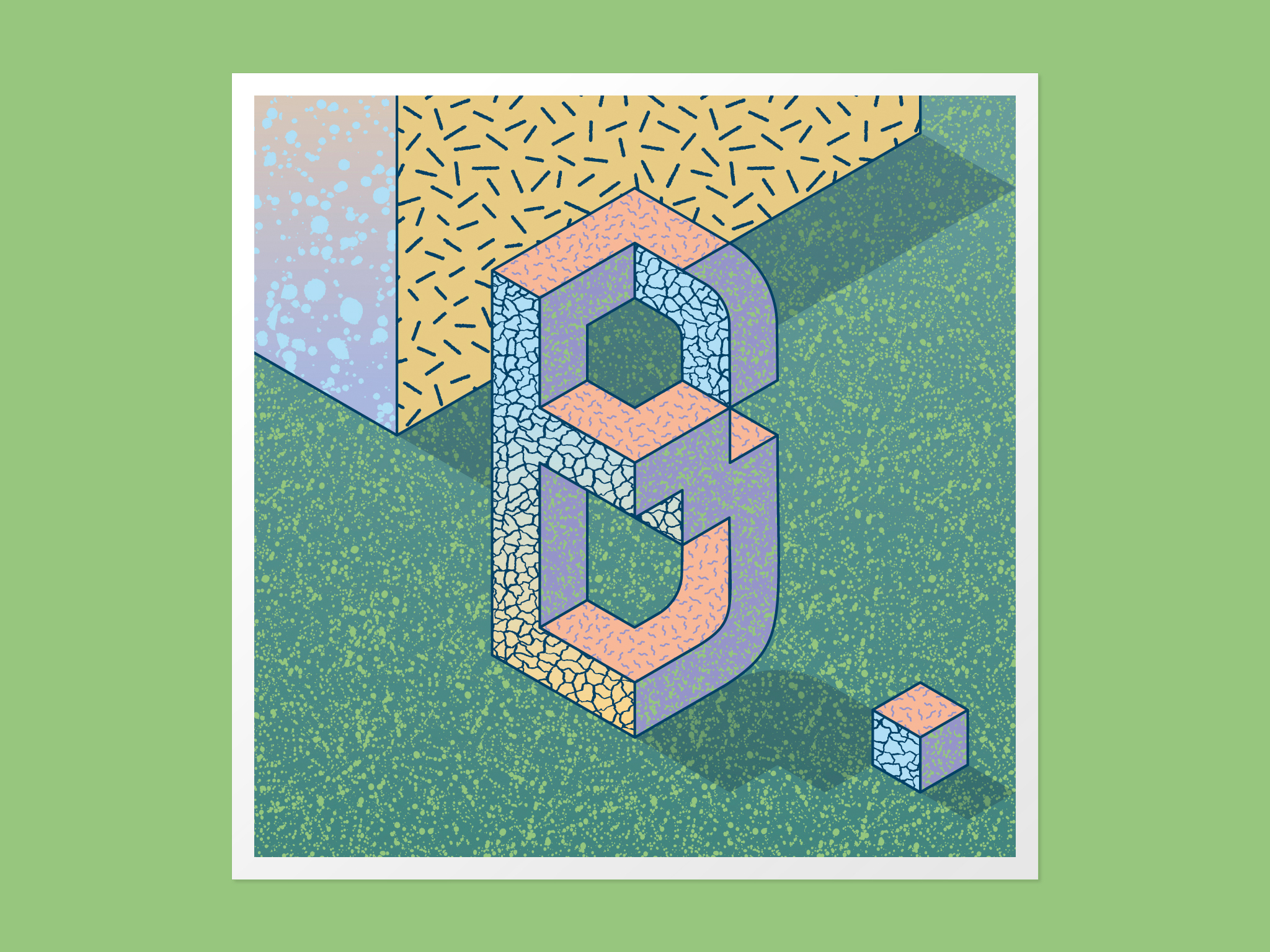 Isometric B By Nina Farsen On Dribbble