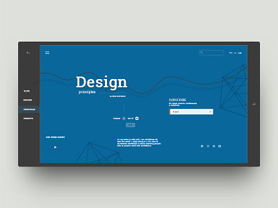 Design principles blog design hero area interface landing page layout ui ux