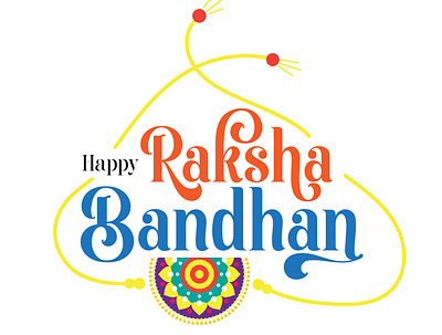 Happy Raksha Bandhan Greeting Design Template design illustration rakhi rakhi greeting raksha bandhan raksha bandhan greeting