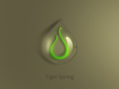 Tiger Spring icon logo water