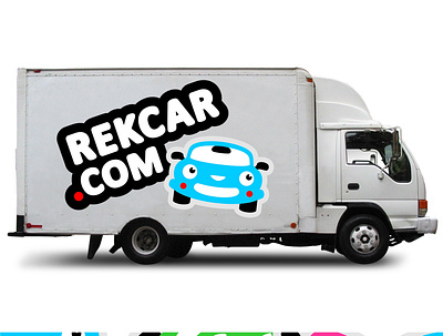 Rekcar.com logo concept branding design logo vector