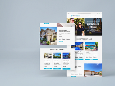 Real Estate Agent Email Design email email design email newsletter design real estate email design responsive email