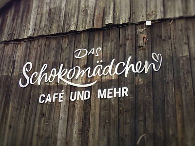 Das Schokomädchen design graphicdesign lettering letters logo print web