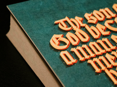 The Son Of God design graphic lettering