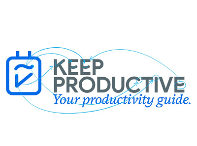 Keep Productive branding custom made design graphicdesign letters logo