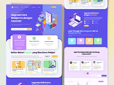 Learnnet - Landing Page