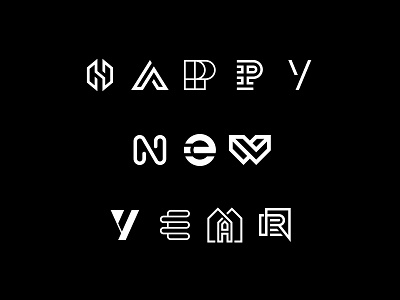 Happy New Year 2022 branding design graphic graphic design happy new year happy new year 2022 idea illustration logo minimal simple typography ui