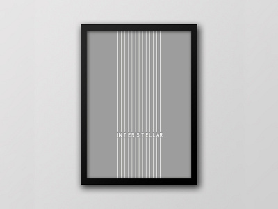 Interstellar design film flyer graphic interstellar minimal movie poster print simple