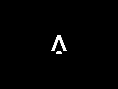 A a design graphic idea letter lettering logo minimal simple typography