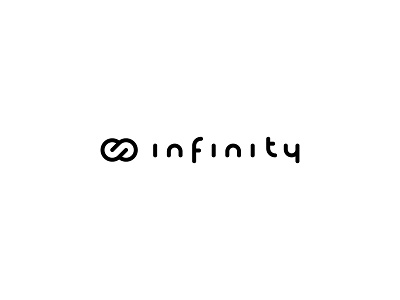 infinity design graphic idea infinity letter lettering logo minimal simple typography