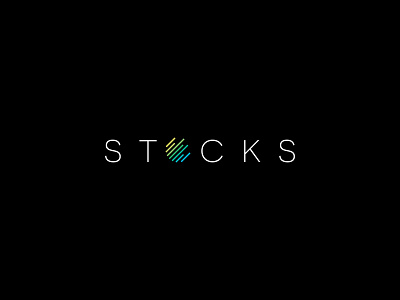 Stocks design graphic idea letter lettering logo minimal simple stocks typography