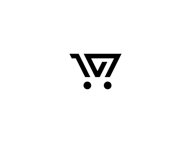V+shopping cart by aninndesign on Dribbble