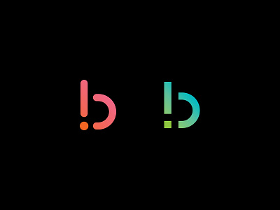 B+exclamation mark b design exclamation graphic idea letter lettering logo mark minimal simple typography