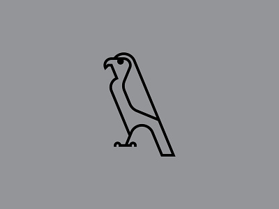 Falcon bird design falcon graphic idea logo minimal simple typography