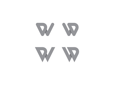 DW d design graphic idea letter lettering logo minimal simple typography w